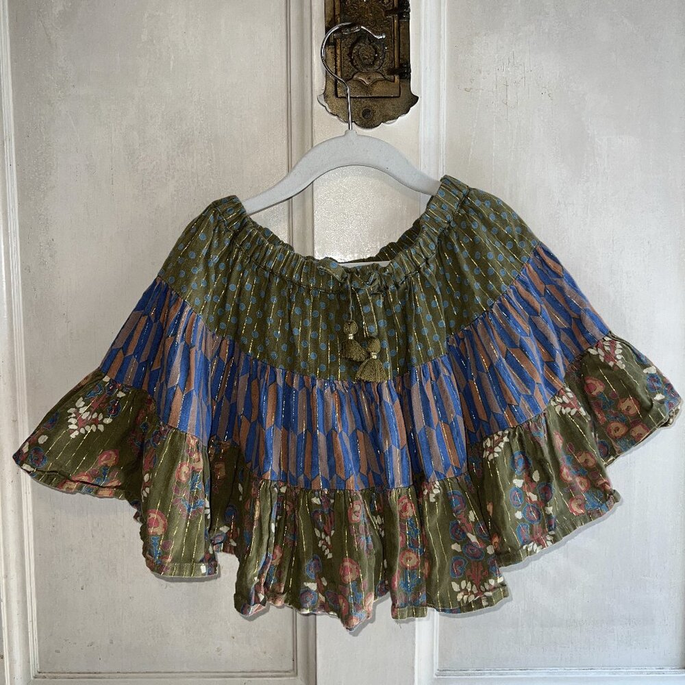 Pink Chicken Boho-Chic Skirt Size 5 Girls